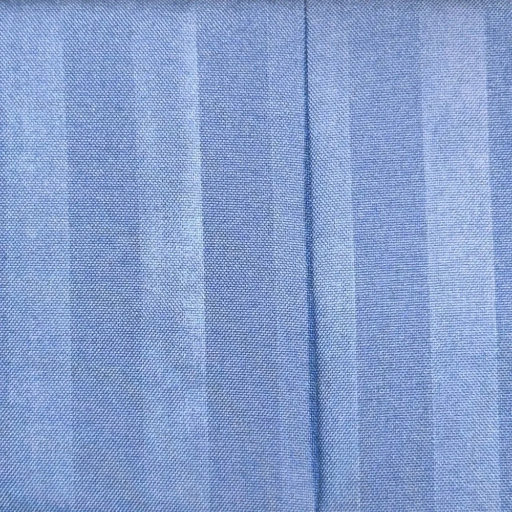 Traditional At Home 4pc Twin Sheet Set Royal Blue Stripes embossed